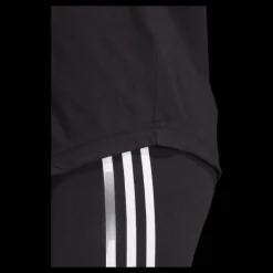 Clearance adidas Linear Loose Tank White/Black Svart