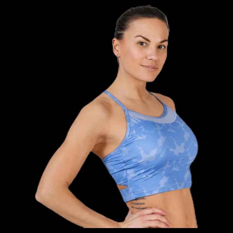 New BLACC Live Crop Top Blue Blå
