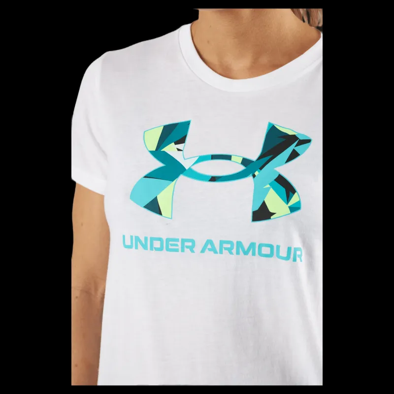 Outlet Under Armour Live Sportstyle Graphic Ssc White / / Neptune Vit