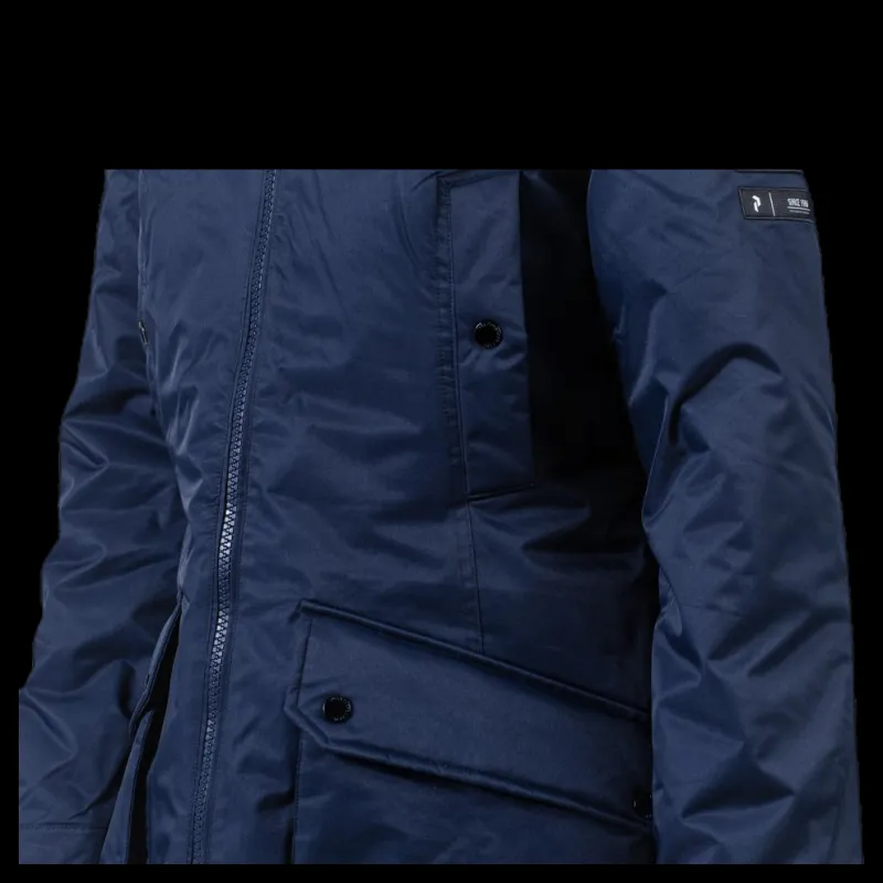 Clearance Peak Performance Local Parka Blue Blå