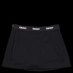 DKNY Sport Logo Elastic Skort Black Svart Clearance
