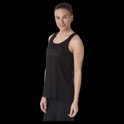 Clearance Casall Logo Relaxed Tank Black Svart