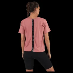 Röhnisch Logo Ribbed Tee Pink Rosa Hot