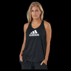 adidas Logo Sport Tank Top Black / White Svart Online