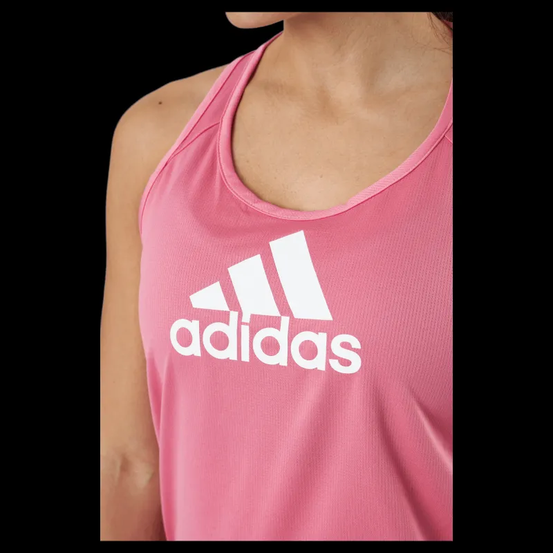 Outlet adidas Logo Sport Tank Top Rose Tone / White Rosa
