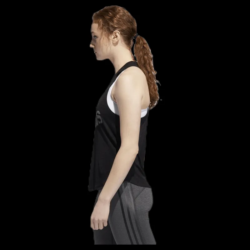 Best adidas Logo Tank Bos Black Svart