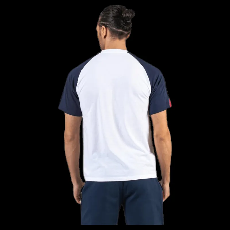 Tommy Hilfiger Sport Logo Tee With Tape White Vit Outlet