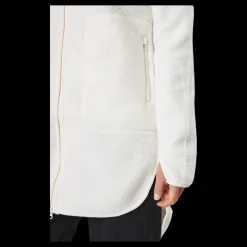 Svea Long Pile Zip Sweat Off White Vit