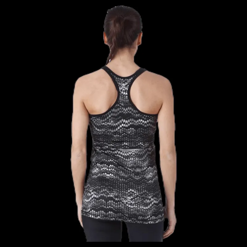 Röhnisch Long Racerback AOP Black Svart Hot