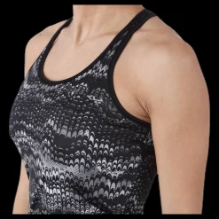 Röhnisch Long Racerback AOP Black Svart Hot