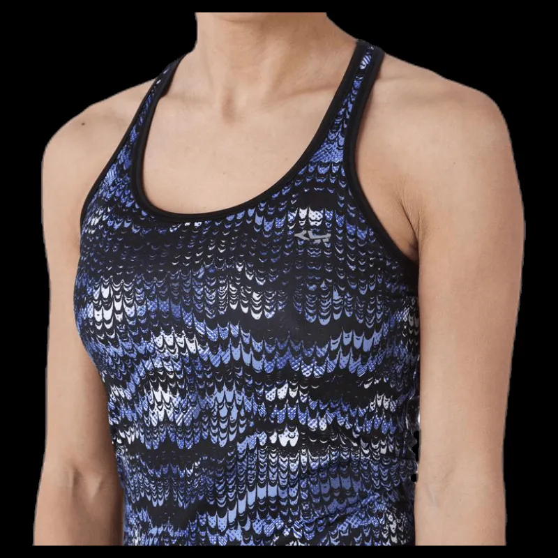 Clearance Röhnisch Long Racerback AOP Blue Blå