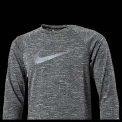 Clearance Nike Swim Long Sleeve Hydroguard Junior Black Svart