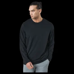Clearance Resteröds Long Sleeve Tee Bamboo Black Svart