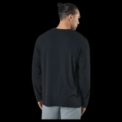 Clearance Resteröds Long Sleeve Tee Bamboo Black Svart