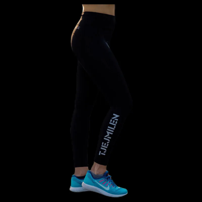 Best Tjejmilen Long Tights Black Svart