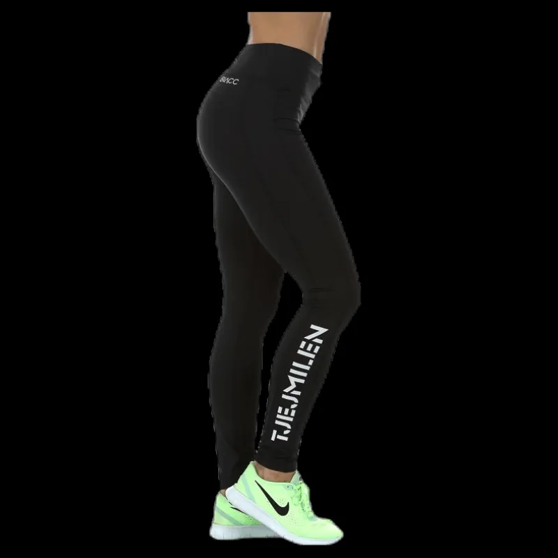 Best Tjejmilen Long Tights Black Svart