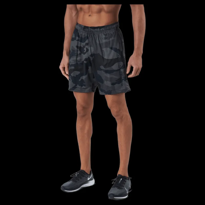 New Better Bodies Loose Function Short Dark Camo Svart