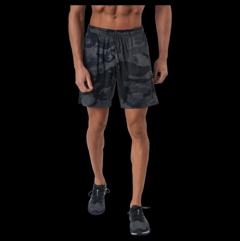New Better Bodies Loose Function Short Dark Camo Svart