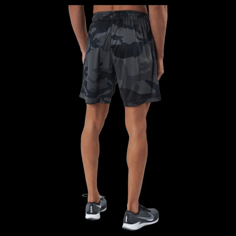 New Better Bodies Loose Function Short Dark Camo Svart
