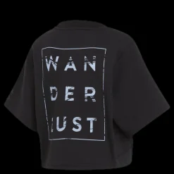 Hot adidas Loose Tee Wanderlust Black Svart
