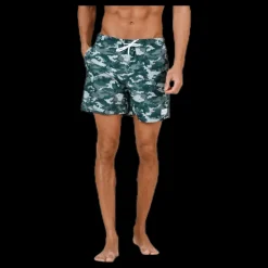 Discount Wyte Louie Swim Trunks Patterned/Green Mönstrad och Grön