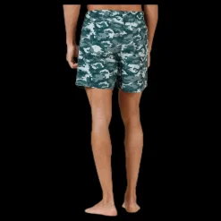 Discount Wyte Louie Swim Trunks Patterned/Green Mönstrad och Grön