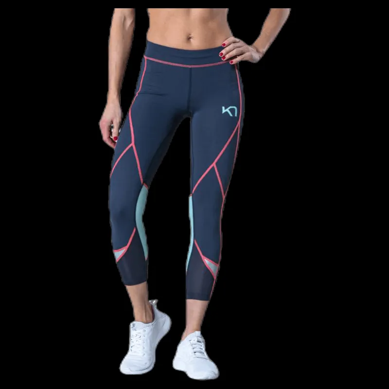 Clearance Kari Traa Louise 3/4 Tights Blue Blå