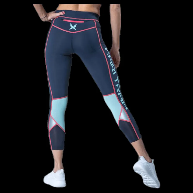 Clearance Kari Traa Louise 3/4 Tights Blue Blå