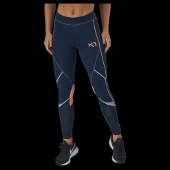 Kari Traa Louise Tights Mrn Blå Sale