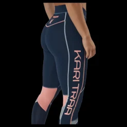 Kari Traa Louise Tights Mrn Blå Sale