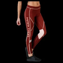 Hot Kari Traa Louise Tights Red Röd