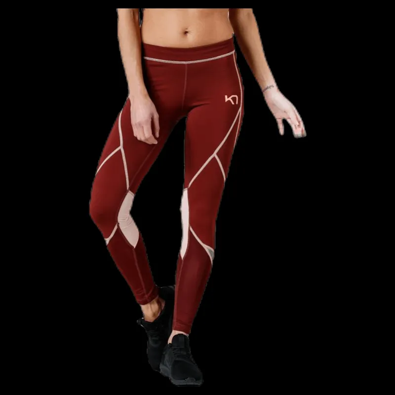 Hot Kari Traa Louise Tights Red Röd
