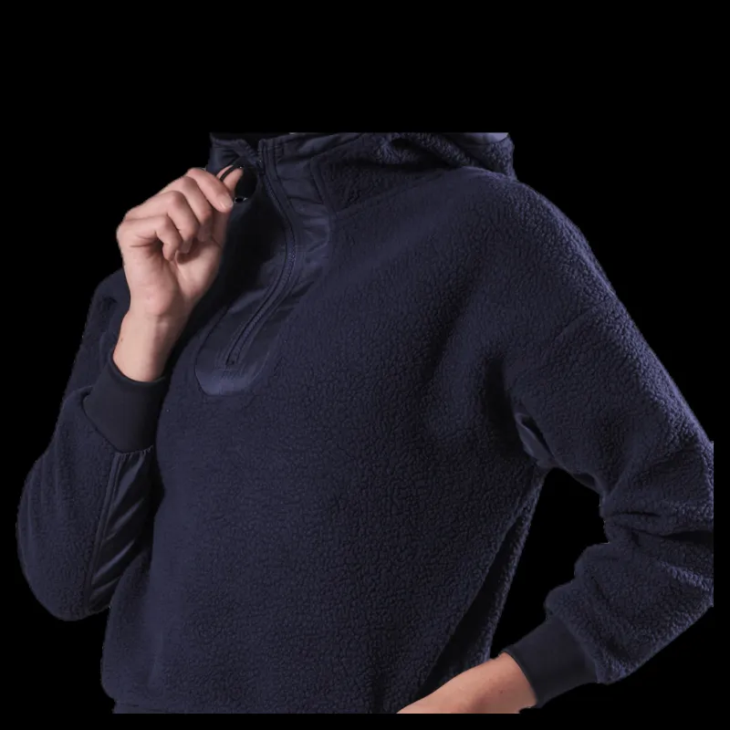 BLACC Lovable Pile Sweater Blue Blå Best