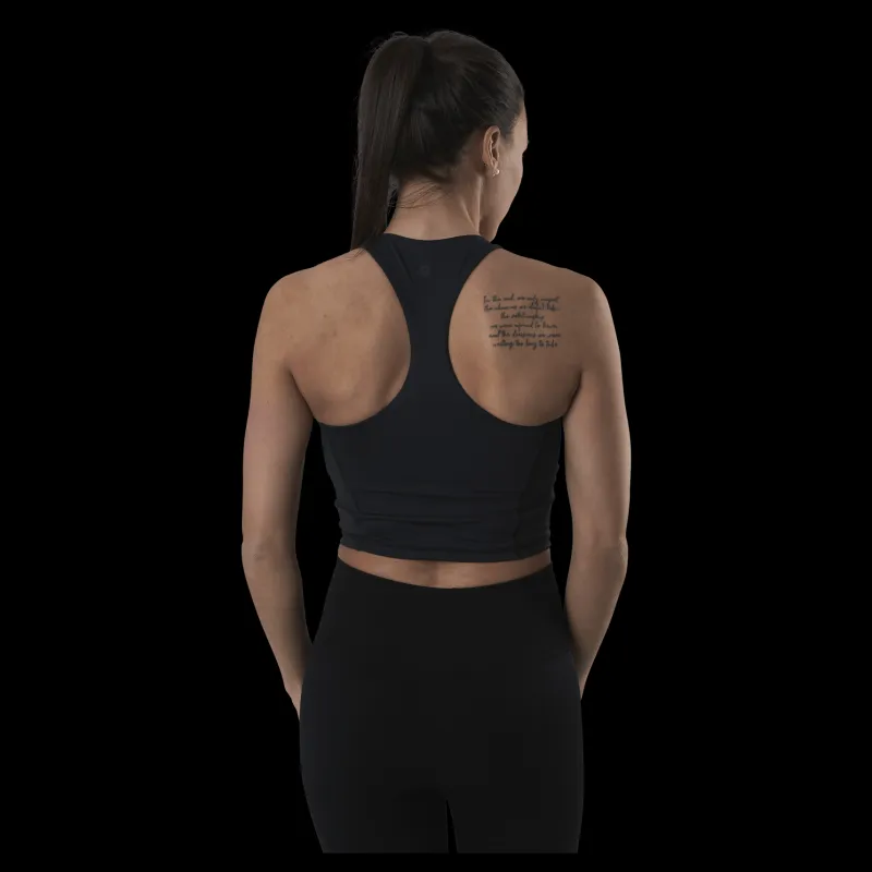 BLACC Love Crop Top Black Svart