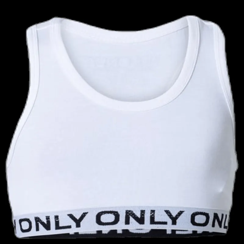 Kids Only Love Life S/L Sport Top 2Pack White Vit Discount