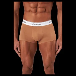 Calvin Klein Low Rise Trunk 3pk Black/ Woodland/ Sandalwood Beige och Svart