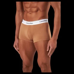 Calvin Klein Low Rise Trunk 3pk Black/ Woodland/ Sandalwood Beige och Svart