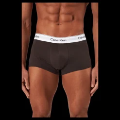 Calvin Klein Low Rise Trunk 3pk Black/ Woodland/ Sandalwood Beige och Svart