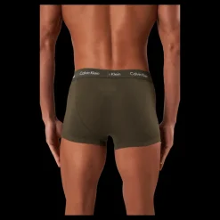 Calvin Klein Low Rise Trunk 3pk Sleek Grey/ Tourmaline/ Olive Brun Hot