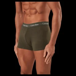 Calvin Klein Low Rise Trunk 3pk Sleek Grey/ Tourmaline/ Olive Brun Hot