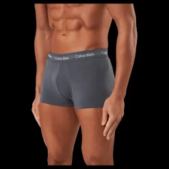 Calvin Klein Low Rise Trunk 3pk Sleek Grey/ Tourmaline/ Olive Brun Hot