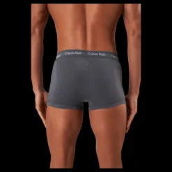 Calvin Klein Low Rise Trunk 3pk Sleek Grey/ Tourmaline/ Olive Brun Hot
