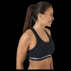 New Calvin Klein Low Support Bra Ck Black Svart