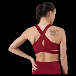 Clearance Tommy Hilfiger Sport Low Support Removable Pads Bra Red Röd