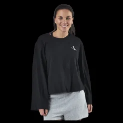 Calvin Klein L/S Crew Neck Black Svart Sale