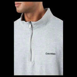 Calvin Klein L/s Quarter Zip Grey Heather Grå Outlet