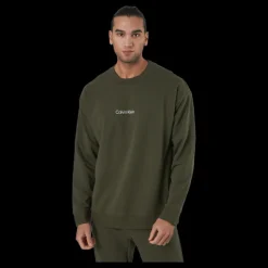 Calvin Klein L/s Sweatshirt Army Green Grön Sale