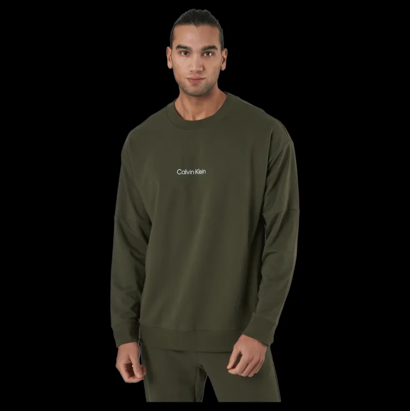 Calvin Klein L/s Sweatshirt Army Green Grön Sale