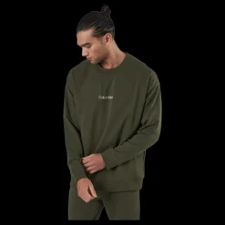 Calvin Klein L/s Sweatshirt Army Green Grön Sale