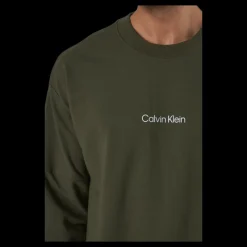 Calvin Klein L/s Sweatshirt Army Green Grön Sale